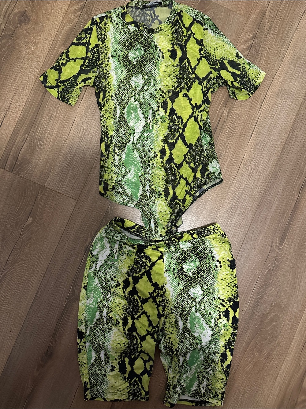 Fashion nova Snake-Print Two-piece Set